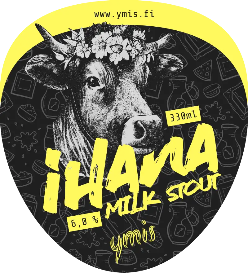 YMIS Ihana Milk Stout -etiketti