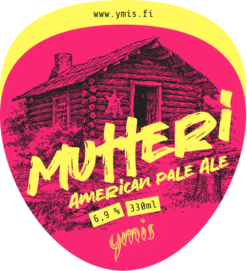 YMIS Mutteri American Pale Ale -etiketti